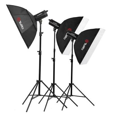 China 1800W Professional Digital Studio Strobe Panel Flash Light Kit with Photo Studio Accessories Softbox and Tripod MT-600A for sale