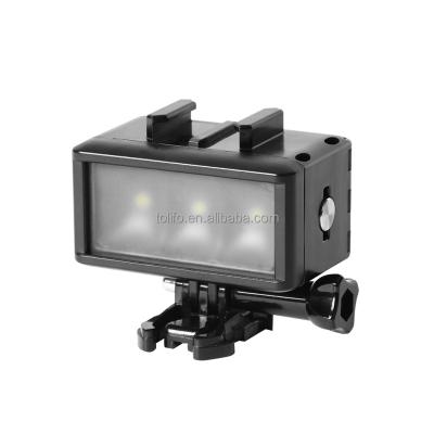 China GoPro Underwater Video Lights Waterproof Pool Lights 73*47*40mm for sale