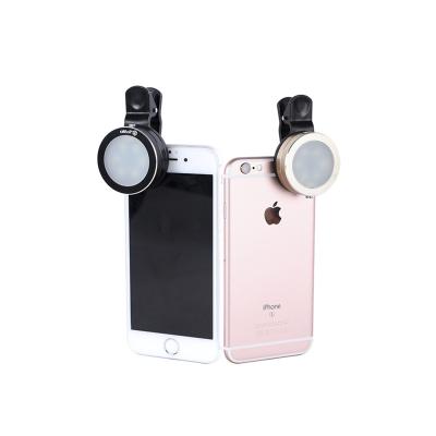 China Detachable Tolifo Brand LED Selfie Ring Light with Metal Housing for Mobile Phone and Tablet 240mAH for sale