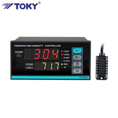 China PC/ABS Water Tank Level Controller Temperature Humidity Controller PID Wireless Temperature Controller (Flame Class UL94V-0) for sale