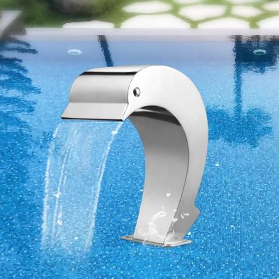 China 1 Meter Stainless Steel Waterfall Waterfall Pool Customized Size For Swimming Pool for sale