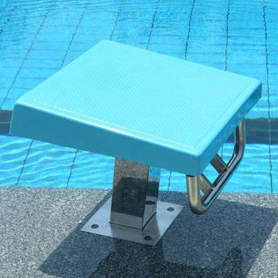 China Customized Swimming Pools International Standard Competition Professional UV Protection Stainless Steel One Step Starting Block For Sale for sale