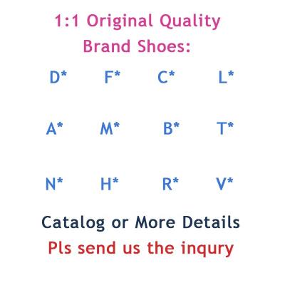 China Other Name Brand Flats Leather High Quality Designer Shoes Mixed Shoe Branded Various Style Women Men Sandals Shoes for sale