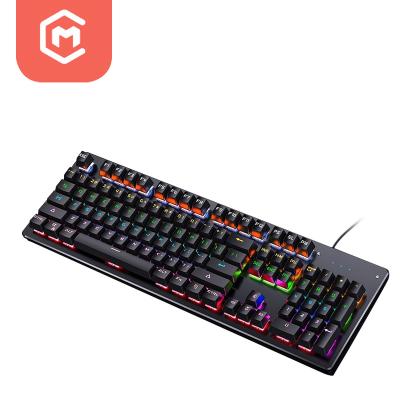 China Gaming/Typing/Best Office Job Award Top Quality 104 Keys Wired Gaming By Usb Normal Gamer Mechanical Keyboard Gaming for sale