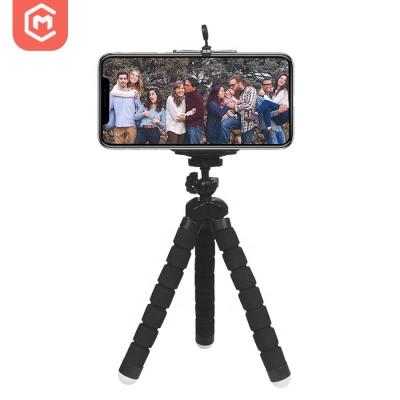 China Portable Flexible Flexible Sponge Octopus Camera Tripod for Smartphone Mini Tripods Selfie Stick Tripod for sale