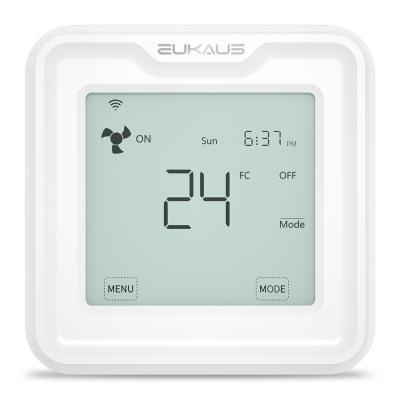 China 24V USA HVAC Modern Standard Wireless Programmable System Control Tuya WiFi Touch Screen Smart Thermostat for sale