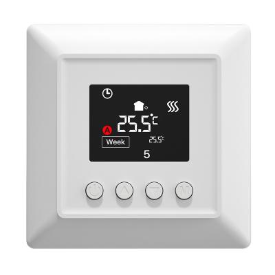 China EU 230V 16A Underfloor Heating Coastal Standard Digital LCD Screen Digital Z-Wave Smart Electric Thermostat for sale