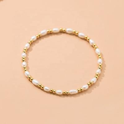 China Wholesale Quarry JCA 2021 Jewelry Plata De Ley 925 Gold Plated 18k Gold Plated Pearl Beads Bracelets Jewelry for sale