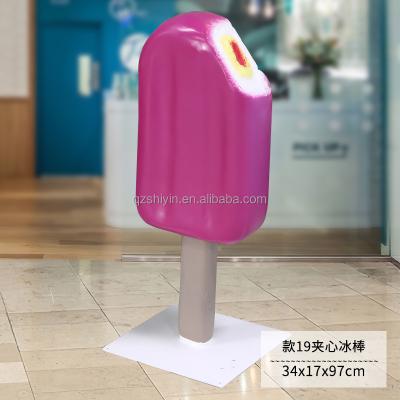 China Life Size China Fiberglass Candy Sculpture With Cheap Price Ice-lolly for sale