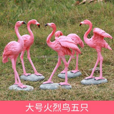 China China Hot Sales Outdoor Metal Flamingo Garden Figurine And Lawn Decoration for sale