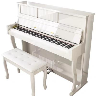 China Digital No Cover Design PVC Baked Paint Shell White Digital Grand Piano 88 Keys Piano Sustain Pedal for sale