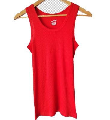 China Cheap price ladies china anti-pilling polyester rib gym soft tank tops cheap wholesale colorful sleeveless singlet fitness top ladies for women for sale