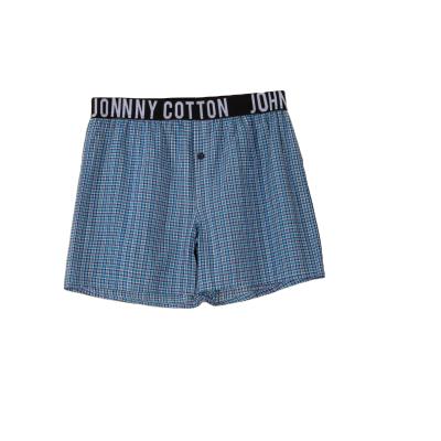 China New Summer Style Anti-wrinkle Plaid Cotton Men's Shorts Plaid Woven Boxer Shorts Custom Boxer Briefs Underwear for sale