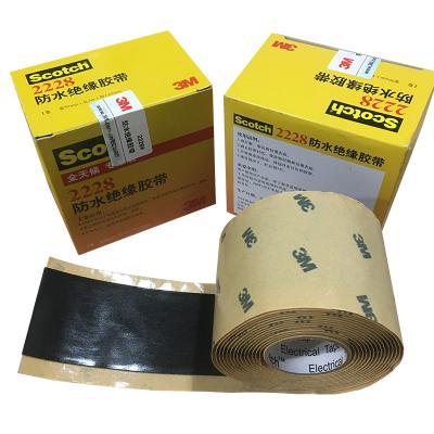 China Custom Waterproof Scotch-Rubber Adhesive Tape 2228 Waterproof Insulation Tape For Waterproof Sealing Of Ground Wires for sale