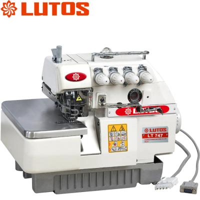 China Garment Shops LT 747 High Speed ​​Overlock Sewing Machine With Clutch Motor for sale