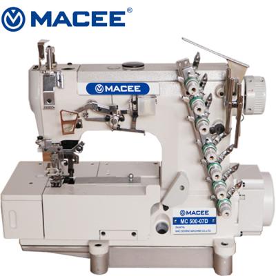 China Garment Shops Maker Direct Drive 3 MC 500-07D Needle 7 High Speed ​​Thread Interlock Sewing Machine for sale