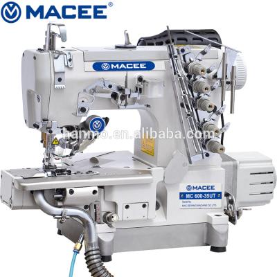 China Garment Shops MC 600-35UT High Speed ​​Bed Coupling Cylinder Direct Drive Sewing Machine With Left Cutter (Manufacturer) for sale