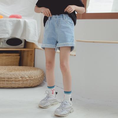 China Fashion Waterproof Baby Denim Summer Shorts Kids Short Jeans, Children's Markie Cutoff Denim Shorts, Boys Bleached Denim Shorts for sale