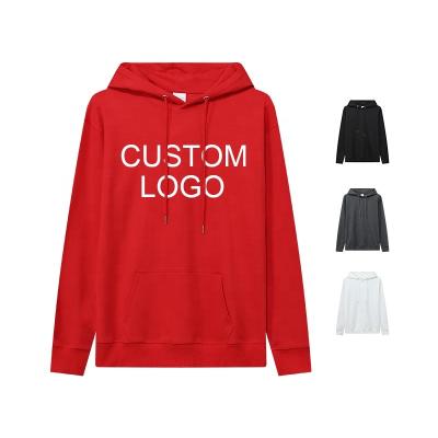 China Cheap Promotional Logo Anti-pilling Custom Cotton Men's Hoodies Sweatshirts Plain Oversized Men's Hoodie 100% unisex for sale