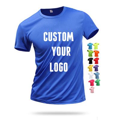 China Custom Logo Printing T Shirt Unisex Quick Dry Fit Sublimation Anti Pilling OEM Plain Tee Shirts Casual Soft Polyester T Shirt For Men for sale