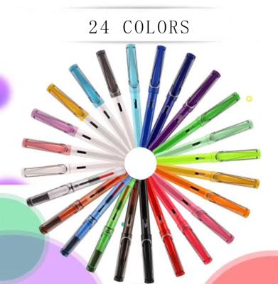 China Promotion Fountain Pen Colorful Plastic Inkless Pen Custom Logo\Business\School\Office for sale