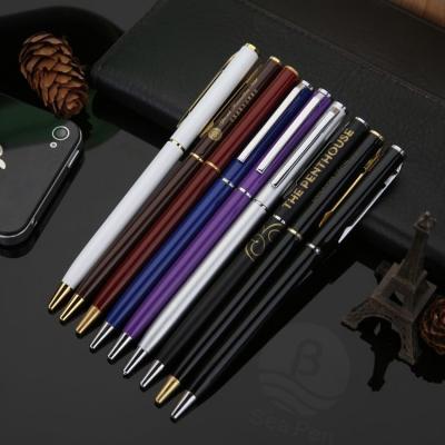 China Custom Metal Ballpoint Pen Promotional Pen 2021 New Design Pen With Logo for sale