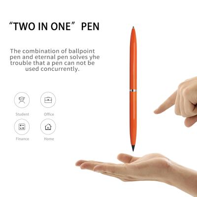 China Stylus Seapen new design two-in-one the eternal promotion pencil and metal ballpoint pen for sale