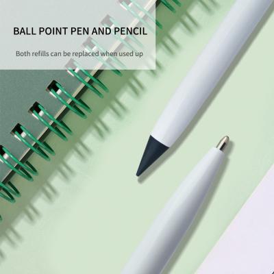 China Two in one pen high quality two in one pen eternal pen for gift promotion metal ballpoint pen for sale