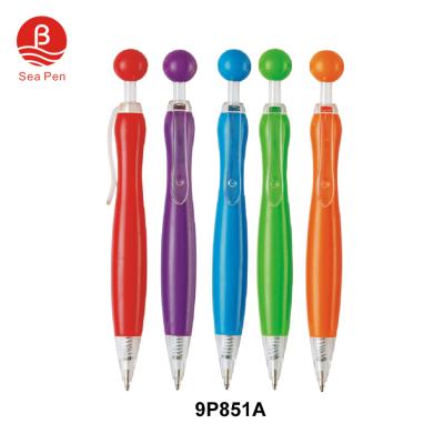 China Promotional Pen China Factory Directly Supply Environmental Protection PVC Plastic Material 1.0 Mm Ballpoint Pen Custom Logo for sale