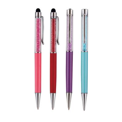 China Pen China Factory Supply Promotional High Price Custom Logo Pens With Nice Crystal for sale