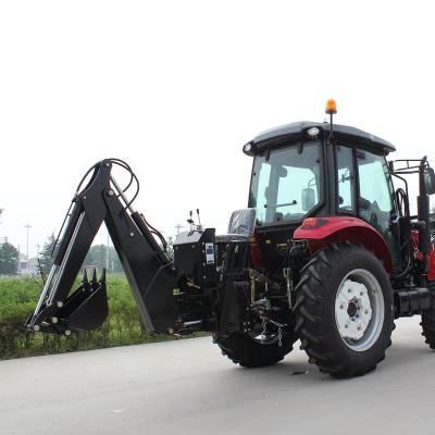 China Hotels 90HP tractor backhoe loader bucket made in china farm tractors with loader and backhoe for sale