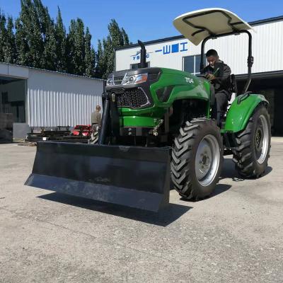 China Hotels Factory Wholesale Price 70hp Mini Garden Lawn Cabin Front End Loader Tractor for sale