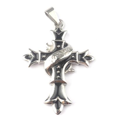 China Other Wholesale Unique Fashion Stainless Steel Cross Pendants For Men for sale