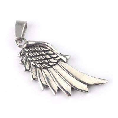 China Other Fashionable Simple Angel Wing Pendant Necklace Stainless Steel Pendant Gift for sale