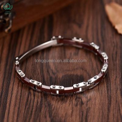 China Europe Designs Latest 316 Stainless Steel Gold Crystal Charm Ceramics Bracelet For Girls for sale