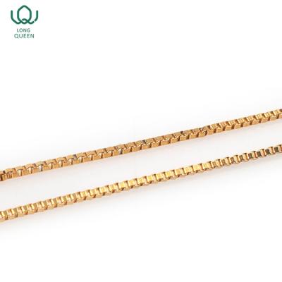 China Latest Fashion Trendy Necklace Jewelry Gold Stainless Steel Pattern Chain Necklace Designs for sale