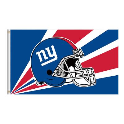 China New York Giants Banner 3*5FT Polyester Double-sided Printing Color Use Long Lifespan Custom Promotional New York Giants Outdoor Flag for sale