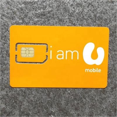 China Phone Sim Card GSM 3G 4G LTE SIM Card Custom Printing Plastic Card for sale