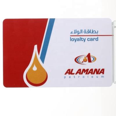 China PVC Fuel Filling IC Card For Fuel Oil Station To Print Customer's Logo Design for sale