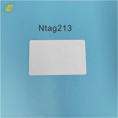 China Waterproof / Waterproof NFC Type - 2 White Blank Tag nfc N Tag 213 Card for sale