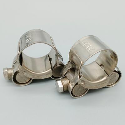 China Health Care Stainless Steel T-bolt Clamp Type Strong Pipeline for sale