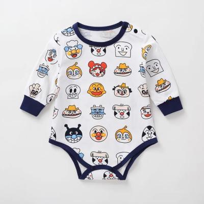 China Organic Cotton Spandex Baby Footie Baby Romper Long Sleeve Bamboo Plain Newborn Baby Pajamas Clothes Newborn Romper Clothes for sale