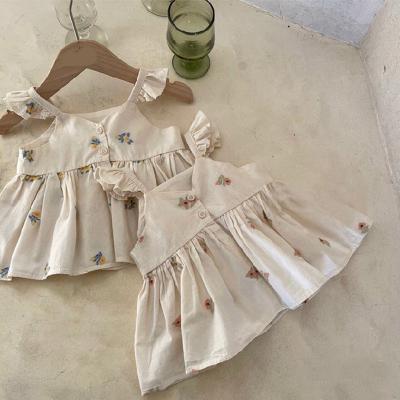 China Washable Baby Dress Super Lovely Easter Bunny Printed Summer Baby Dress Wholesale for sale