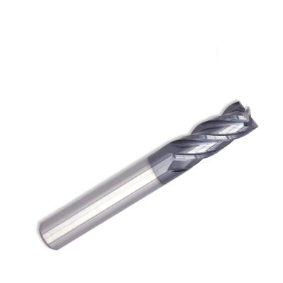 China Slitter Carbide End Mill 1-12mm 4 Flute CNC Router Bit Milling Cutter CNC Machine Spiral End Mill for sale