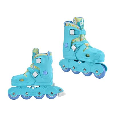 China Factory Price Plastic Wholesale Adjustable Roller Skates Flashing Shoes For Kids And Teenagers for sale