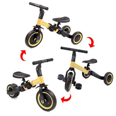 China PP Kids Balance Bike Scooter 1-3 Years Old Baby Folding Three-in-One Bike Bicycle Kids Bike For Girls Boys 4 6 8 Years Old for sale