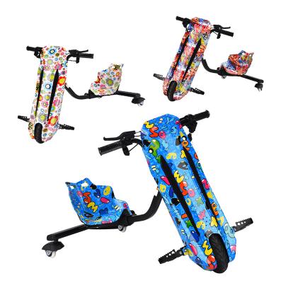 China China KINGSTAR Hot Sales Unisex 3 Wheel Electric Drift Scooter With Seat Plastic Drift Tricycles for sale