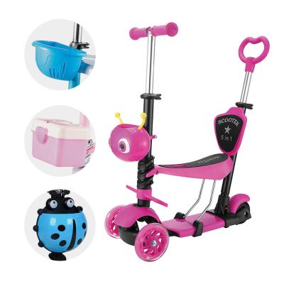 China 2021 Multi Functional Child Kids Scooter 5 in1 and 3 in 1 Kids Scooter for sale