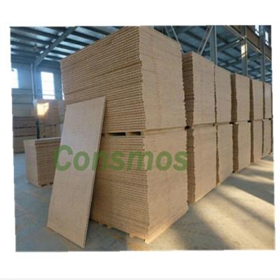 China Furniture decoration/Shandong Linyi core cardboard tubular hollow flakeboard door core/particleboard tubular for sale