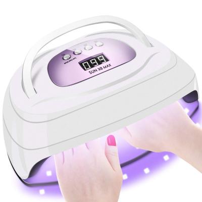 China ABS LED Lamp Dryer UV Gel Nail Polish Light with 4 Timers for Two Hand Auto Sensor for Nail Salon for sale